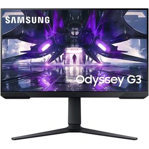 Samsung 24" Odyssey G32A FHD 1ms 165Hz Gaming Monitor with Eye Saver Mode, Free-Sync Premium, Height Adjustable Screen for Gamer Comfort, VESA Mount Capability, LS24AG320NNXZA