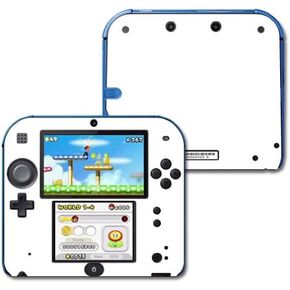 Mayyskins الجلد متوافق مع Nintendo 2DS - أبيض الصلبة | غلاف الالتفاف الواقي ، الدائم ، والفريد من نوعه | من السهل تطبيق الأنماط وإزالتها وتغييرها | صنع في الولايات المتحدة in Saudi Arabia