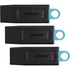 Kingston DataTraveler Exodia 64GB USB 3.2 Flash Drive DTX/64GB - 3 Pack