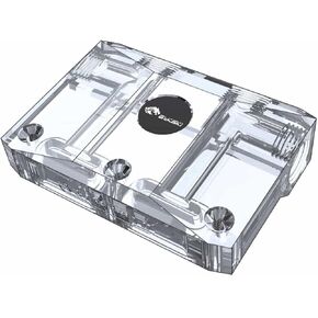 Bykski GPU L Shaped Connection Upgrade Block - Clear (B-VGA-XS15-X)
