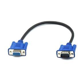 VGA/SVGA HDB 30cm 50cm HD Cable Male to Female Extension Computer Monitor Cable 30CM 1FT 50CM 100CM 150CM 300cm 5M(3m)