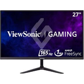 ViewSonic VX2718-P-MHD 27 Inch 1080p 1ms 165Hz Gaming Monitor with AMD FreeSync Premium, Eye Care, HDMI and DisplayPort (Renewed)