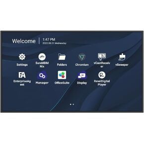 ViewSonic CDE5530 55" 4K UHD Wireless Presentation Display 24/7 Commercial Display with Portrait Landscape, HDMI, USB, USB C, WiFi/BT Slot, RJ45 and RS232