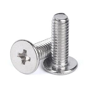 304 Stainless Steel Computer Laptop Bolts Screws M2.5 M3 Ultra Thin Flat Head Bolts(M3X8X5 100pcs)