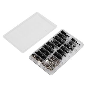Keenso Micro Cross Screw Assortment Set M2 M2.5 M3 Fasteners for PC Box/Cover and Hard Disk Installation, 360Pcs