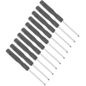 50pcs Flat Slotted Screwdriver for Mobile Phone Tablet Laptop Repair Ergonomic Design for Electronics Glasses