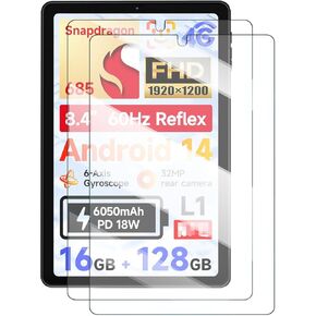 Screen Protector for BNCF Bpad Mini 8.4 inch Android 14 Tablet, Anti-Scratch 9H Hardness Touch Sensitive 2.5D Rounded Edges Bubble Free Easy to Install,2 Pack.