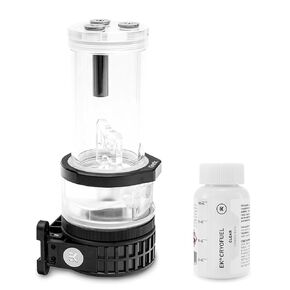 EK Quantum Kinetic TBE 200 D5 PWM Pump/Reservoir and EK-Cryofuel Clear Coolant Bundle, Acetal, 200mm (LxWxH), Desktop Computer Water Cooling Systems