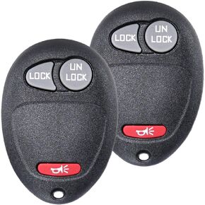 نوبات استبدال مفتاح FOB لشيفروليه كولورادو Venture GMC Canyon Oldsmobile Silhouette Pontiac Montana Hummer H3 Isuzu I-280 I-290 I-350 I-370 2004-2012 جهاز التحكم عن بعد غير مفتاح.