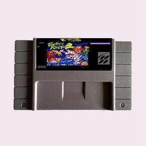 Royal Retro 16 Bit Pocky Rocky 2 NTSC Big Gray Game Card for USA الإصدار اللاعب