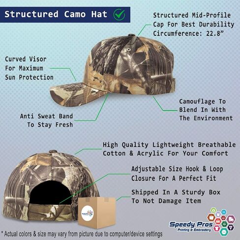 Speedy Pros Camo Baseball Cap Trophy Wife Cotton Hunting Dad Hats for Men & Women in Saudi Arabia