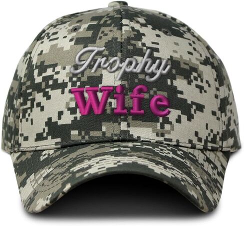 Speedy Pros Camo Baseball Cap Trophy Wife Cotton Hunting Dad Hats for Men & Women in Saudi Arabia