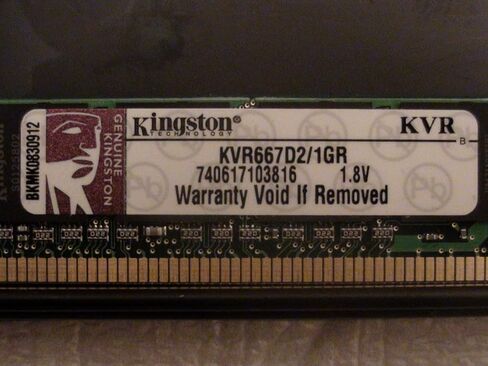 Kingston Valueram 2GB 667MHz DDR2 NonCC CL5 DIMM DESTOP MEMIMER in Kuwait