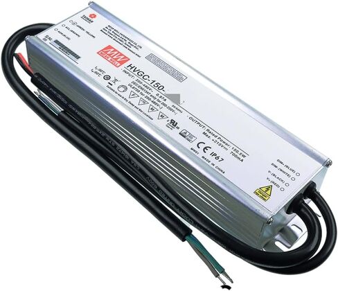 Mean Well HVGC 150W 700mA LED Driver HVGC-150-700B AC-DC Constant Current Voltage Switching Power Supply Converter Transformer with IP67 PFC 3 in 1 Dimming in Saudi Arabia
