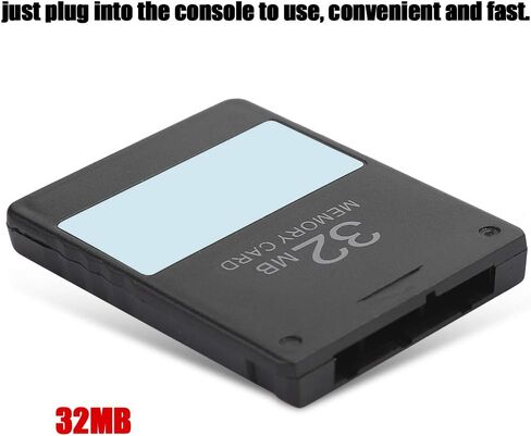 Septpenta Game Data Memory Card, High Specification Process Stable Performance, Rugged, MCBOOT Fmcb Memory Card, 8M/16M/32M/64M for PS2 Console(32M FMCB) in Saudi Arabia