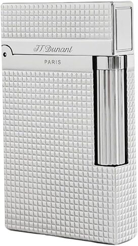 Classic Diamond Head Lighter, Ligne 2 Lighters, Adjustable Soft Flame, Ping Sound, Gift for Men Dad Boyfriend (Silver) in Saudi Arabia