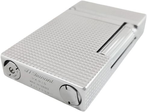 Classic Diamond Head Lighter, Ligne 2 Lighters, Adjustable Soft Flame, Ping Sound, Gift for Men Dad Boyfriend (Silver) in Saudi Arabia