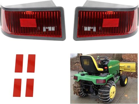 Rear Tail Light Lens Set Compatible with John Deere 415 425 445 455 Replacement for M116504 M116505 in Saudi Arabia