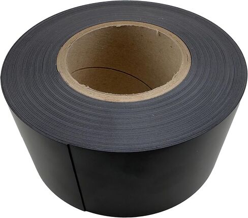 Master Magnetics ZGN40S4.0 Flexible Magnet Strip, Plain, No Laminate, 1/16" Thick, 1" Height, 100 Feet Scored Every 4", 1 Roll with 297-1" x 4" Pieces in Saudi Arabia