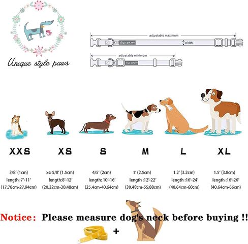 USP Pet Soft&Comfy Bowtie Dog Collar and Cat Collar Pet Gift for Dogs and Cats Adjustable Pure Cotton Collars 6 Sizes and 5 Patterns in Kuwait