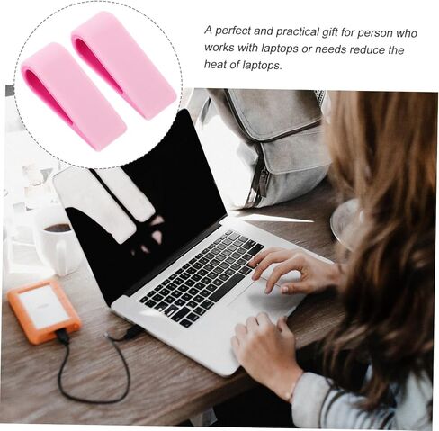 Homoyoyo 2Pcs Adjustable Laptop Heightening Stand Cooling Support in Kuwait