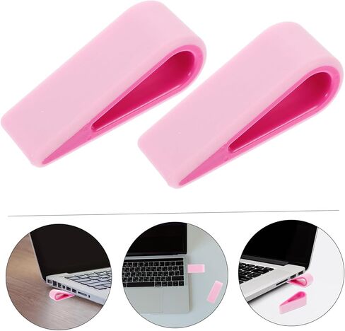Homoyoyo 2Pcs Adjustable Laptop Heightening Stand Cooling Support in Kuwait