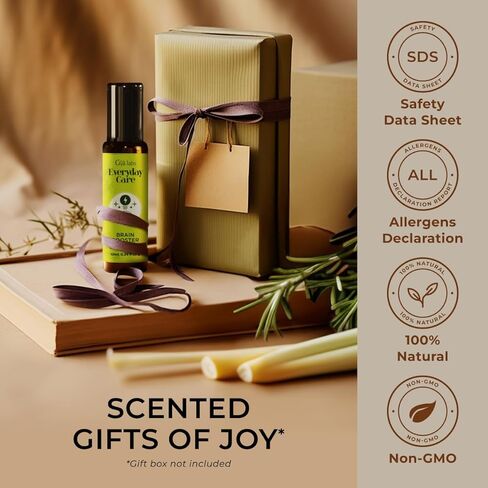 رول أون بالزيت العطري ريست آند ريلاكس من جيا لابز - رائحة الزهور المنعشة (0.34 أونصة سائلة) in Kuwait