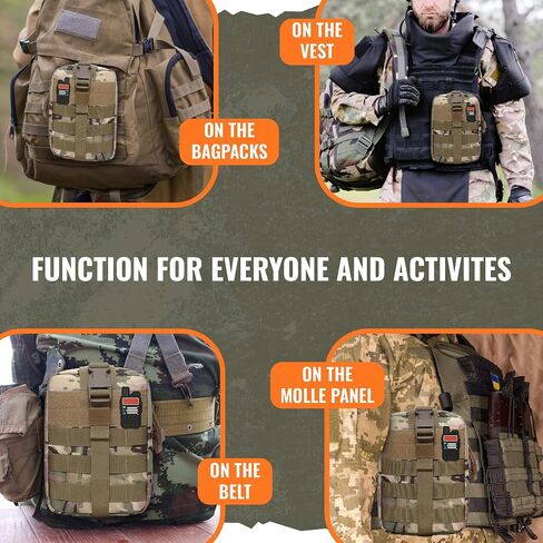 Ham Radio Go Bag in Green Color with Tear-Away Hook and Loop Back - Molle Compatible, Multi-Pocket Design for Radios, Cables, and Gear. Radio Bug Out Bag works as a Survival Radio Kit in Kuwait