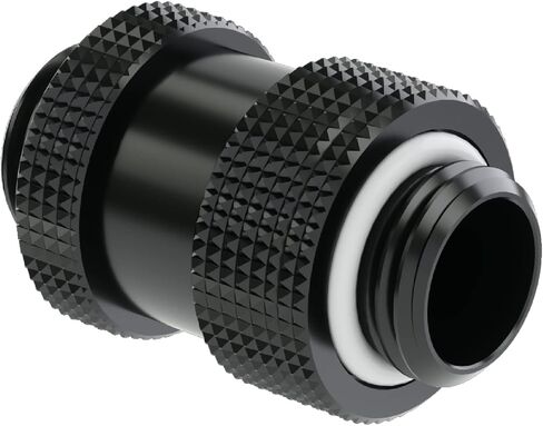 Barrowch G1/4 "قابلة للتعديل Aqua Sli Link Pipe Adapter Male to Male 22-31mm FBSSXK-M (Black) in Kuwait