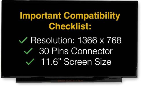 استبدال الشاشة لـ Lenovo Chromebook 100e 81QB (2nd Gen) HD 1366x768 عرض LED Matte LCD in Kuwait