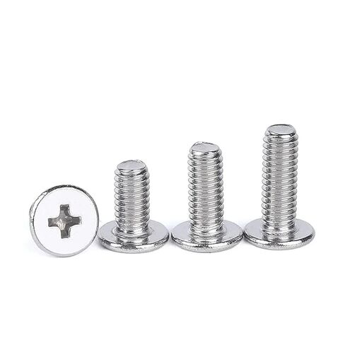 304 مسامير كمبيوتر محمول من الفولاذ المقاوم للصدأ براغي M2.5 M3 براغي رأس مسطحة رقيقة (M3x8x5 100pcs) in Kuwait