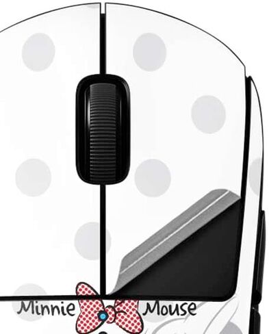 Skinit Decal Other Skin Compatible with G Pro Wireless Gaming Mouse - Officially Licensed Disney Minnie Mouse Red Color Pop Face Pattern Design in Kuwait