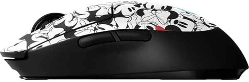 Skinit Decal Other Skin Compatible with G Pro Wireless Gaming Mouse - Officially Licensed Disney Minnie Mouse Red Color Pop Face Pattern Design in Kuwait