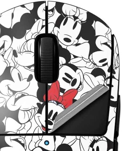Skinit Decal Other Skin Compatible with G Pro Wireless Gaming Mouse - Officially Licensed Disney Minnie Mouse Red Color Pop Face Pattern Design in Kuwait