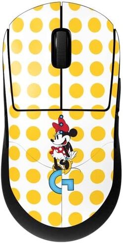 Skinit Decal Other Skin Compatible with G Pro Wireless Gaming Mouse - Officially Licensed Disney Minnie Mouse Red Color Pop Face Pattern Design in Kuwait
