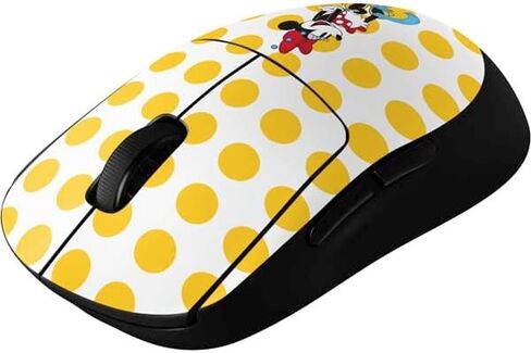 Skinit Decal Other Skin Compatible with G Pro Wireless Gaming Mouse - Officially Licensed Disney Minnie Mouse Red Color Pop Face Pattern Design in Kuwait