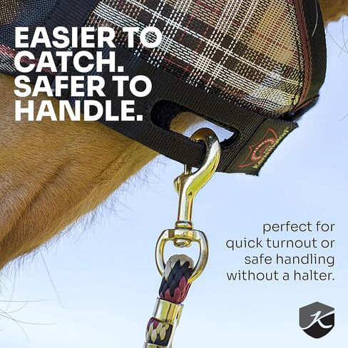 Kensington UViator CatchMask w/Ears & Removable Nose & Forelock Opening, Medium, Deluxe Black in Saudi Arabia
