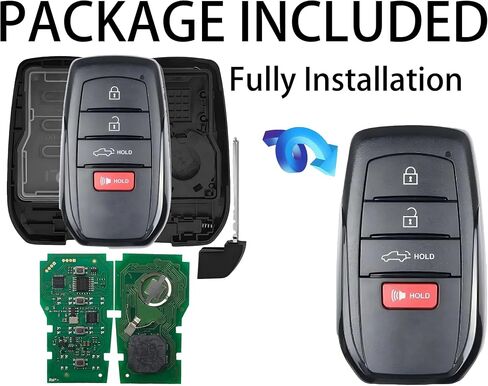 Keyless Entry Remote Control Smart Key Fob for Toyota Highlander 2024-2025 in Saudi Arabia