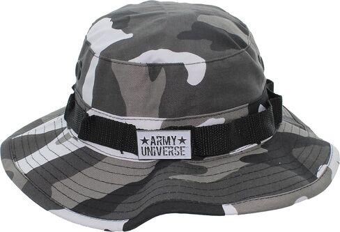Tactical Boonie Hat Military Bucket Cap Camo Digital or Solid Wide Brim Sun Fishing Bush Booney Hunting Headwear in Kuwait