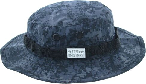 Tactical Boonie Hat Military Bucket Cap Camo Digital or Solid Wide Brim Sun Fishing Bush Booney Hunting Headwear in Kuwait