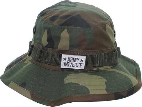 Tactical Boonie Hat Military Bucket Cap Camo Digital or Solid Wide Brim Sun Fishing Bush Booney Hunting Headwear in Kuwait