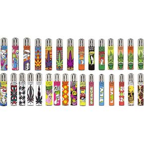 Clipper Lighters Assorted Design (Pack of 16)