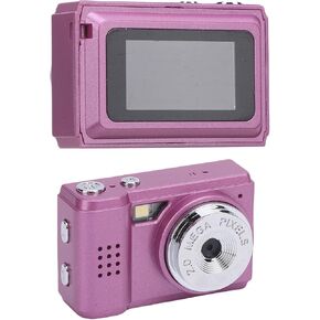 Diyeeni Digital Camera, 1080P Resolution, Color Display, Type C Rechargeable Camcorder, Travel Camera for Campus Life Recording