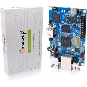 3 LTS 2GB LPDDR3 Allwinner H6 4-Core 64 Bit with 8GB eMMC Flash Single Board Computer, WiFi/Bluetooth 5.0, Development Board Run Linux/Android/Ubuntu/Debian(Pi 3 LTS)