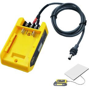 Starlink Mini Battery Adapter Compatible with DeWalt 13V-30V with Low Voltage Protection Function — 3.28FT Battery Adapter DC Power Cable for Starlink Mini