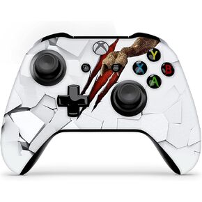 ZOOMHITSKINS Controller Skin Compatible with X1 S and X1 X, Vinyl Sticker Technology, Dinosaur White Reptile T rex, Durable, 1 Skin, Made in The USA