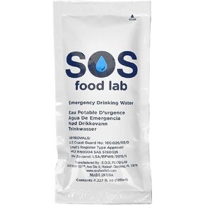SOS 78804 Emergency Drinking Water Pouch, 125ml in Kuwait