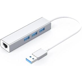 One-to-Three Type-c to Gigabit Network Card Usb3.0 to Network Splitter Rj45 Converter