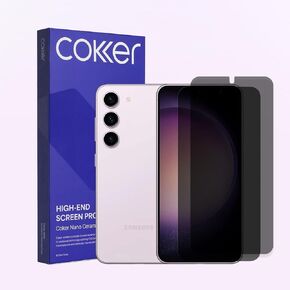 2PACK Privacy Screen Protector for Galaxy S25 Ultra, Anti-Scratch, Anti-Fingerprint, Anti-Shatter, Touch Sensitive, PET Film, Blue Light Block, Easy Install