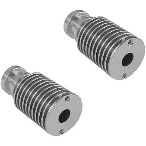2pcs/lot الأصلي Flsun 3D الطابعة أجزاء SR/Q5/QQ-S Pro V6 أنبوب تبديد الحرارة بدلة أنبوب التبريد المبرد مع رأس البثق (للون: من أجل Q5 أو SR)
